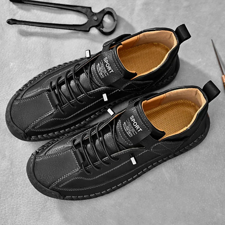 Barzano Leather Trail Loafers