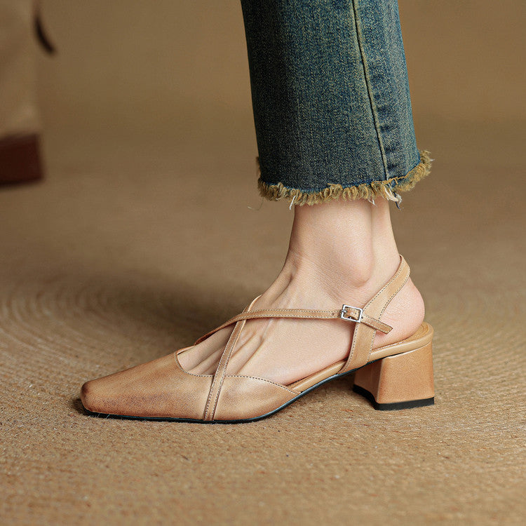 Verona Block Heel Shoes