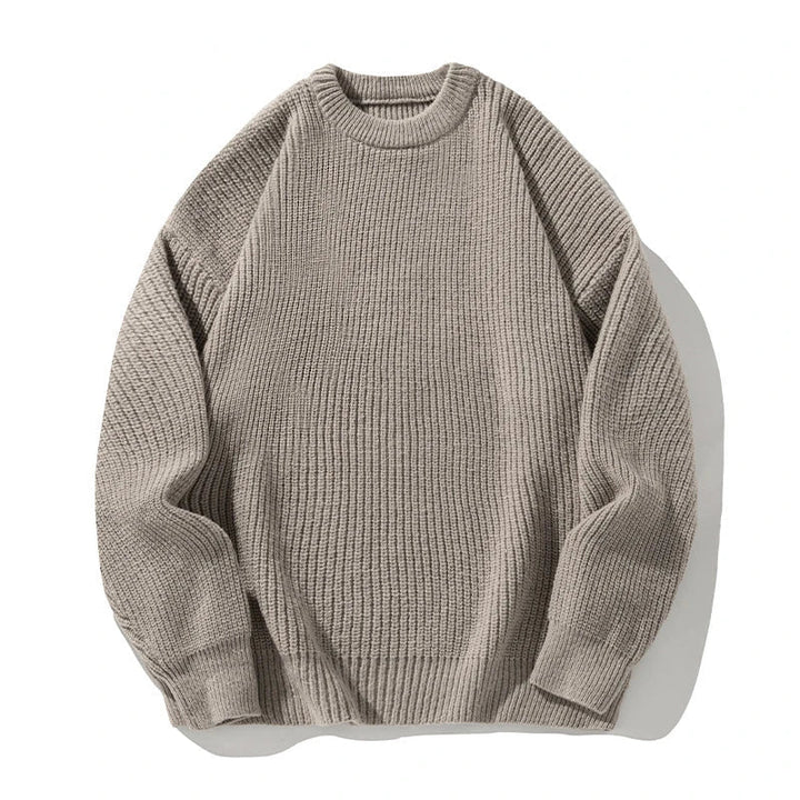 Nordic Ribbed Knit Sweater