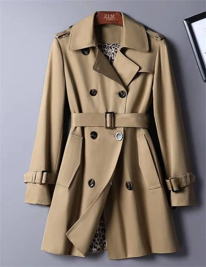 Valencia Double-Breasted Trench Coat