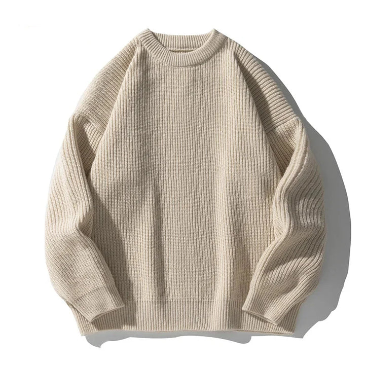 Nordic Ribbed Knit Sweater