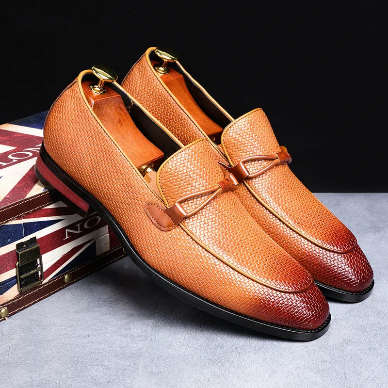 Oxford Loafers – Premium Vegan Leather Slip-On Dress Shoes