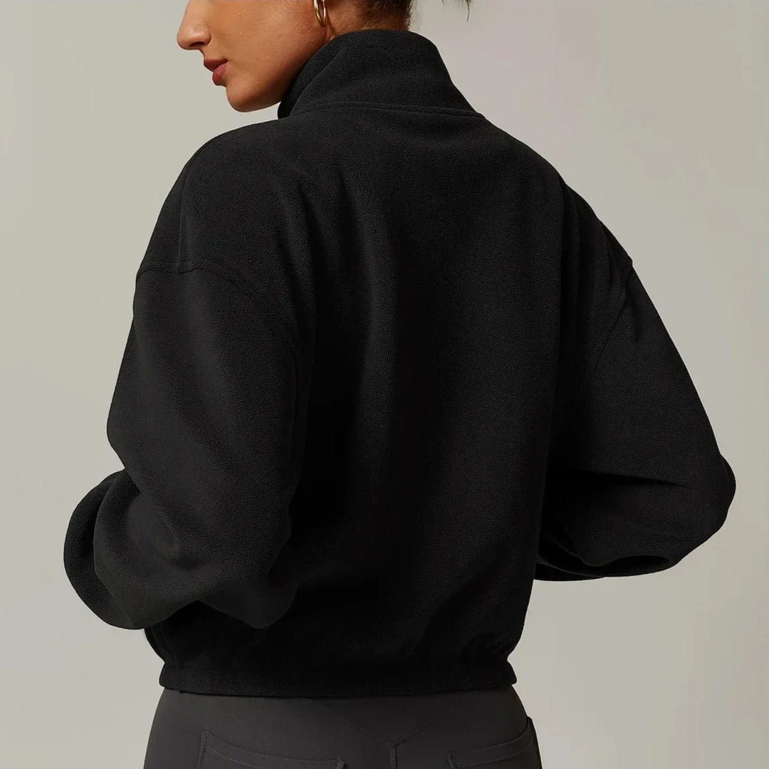 Tara Cropped Fleece Jacket