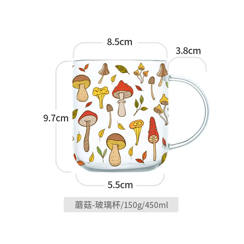 Spring Orchard Glass Mugs