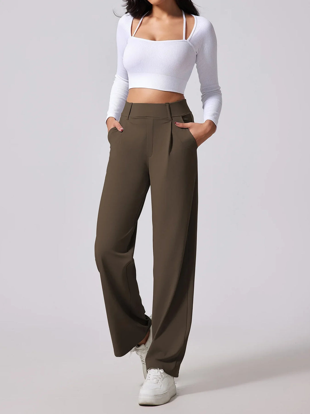 Verona High-Waist Slacks