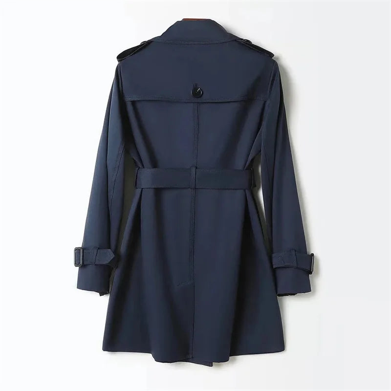 Valencia Double-Breasted Trench Coat