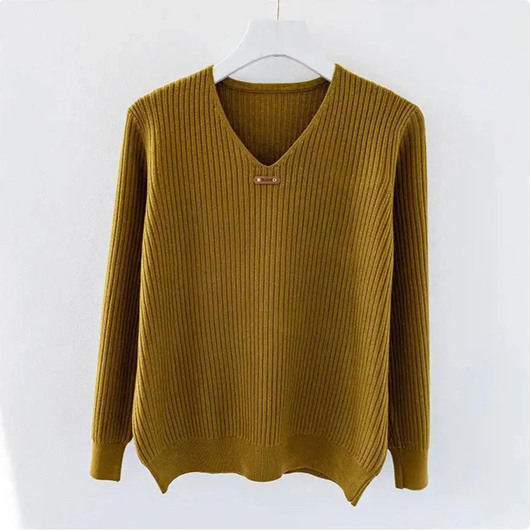 Aurelia Slim Ribbed Pullover