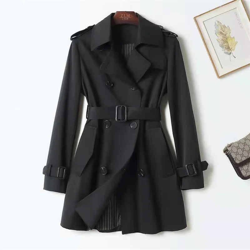 Valencia Double-Breasted Trench Coat