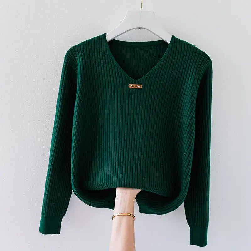 Aurelia Slim Ribbed Pullover
