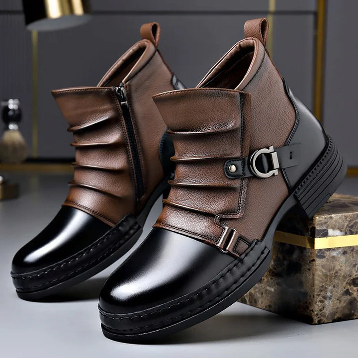 Verona Buckle Ankle Boots