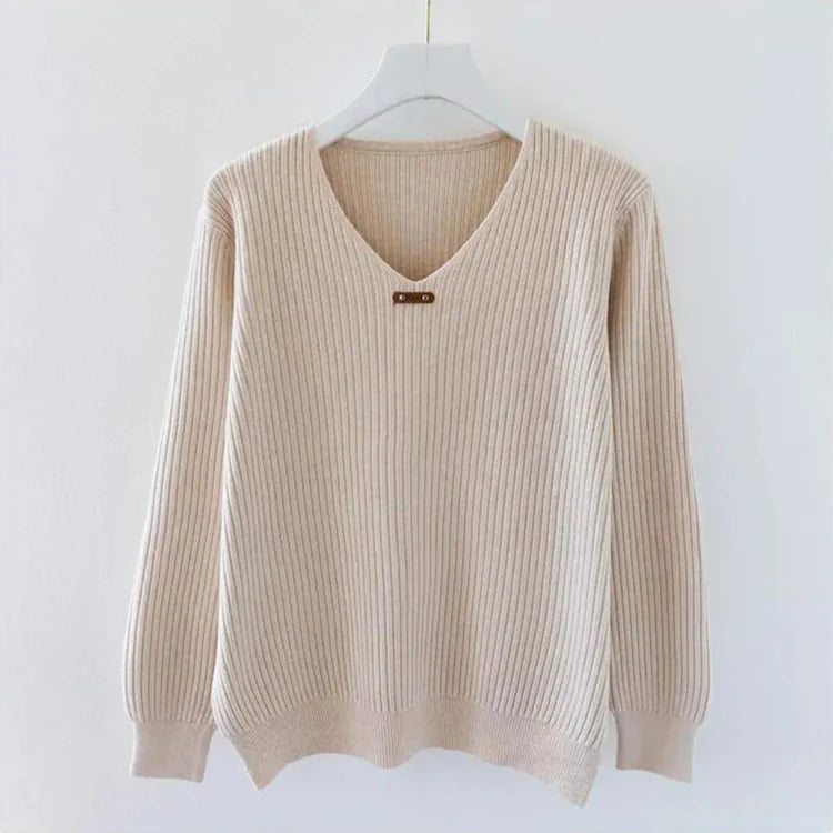 Aurelia Slim Ribbed Pullover
