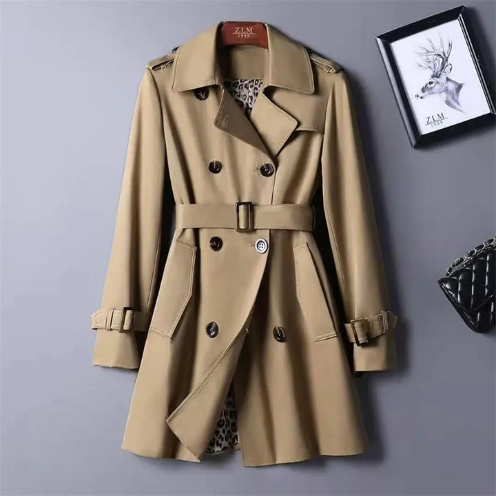 Valencia Double-Breasted Trench Coat