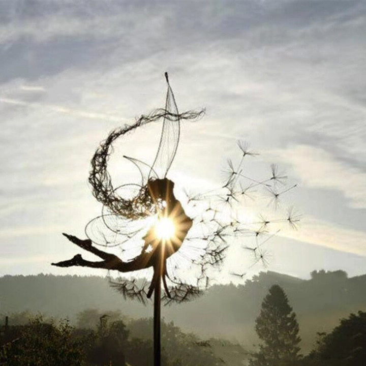 Dancing Angel Fairy Sculpture – Outdoor Garden Figurine