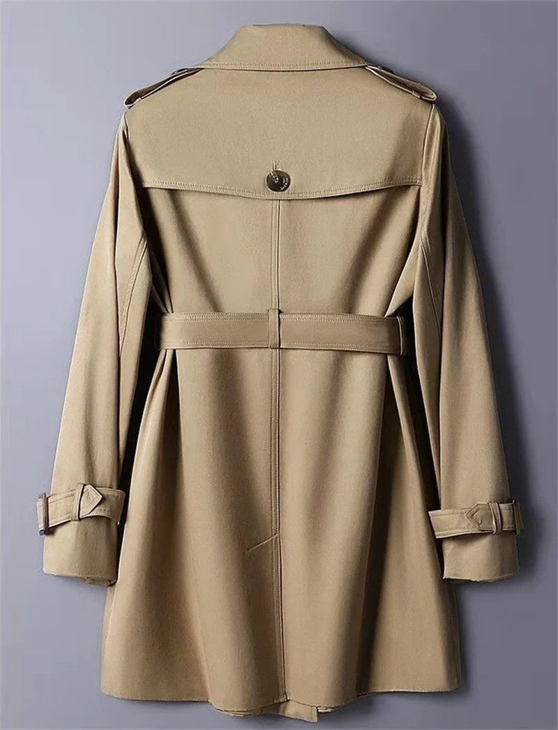 Valencia Double-Breasted Trench Coat