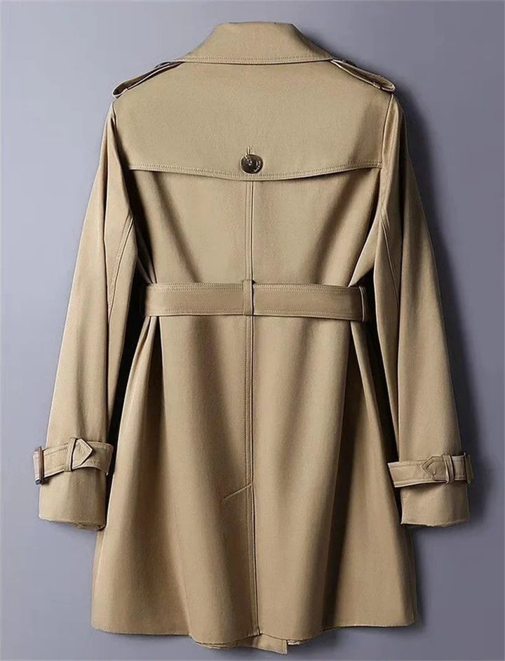 Valencia Double-Breasted Trench Coat