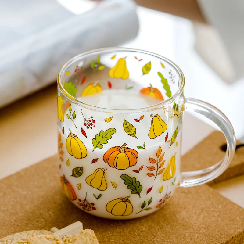 Spring Orchard Glass Mugs