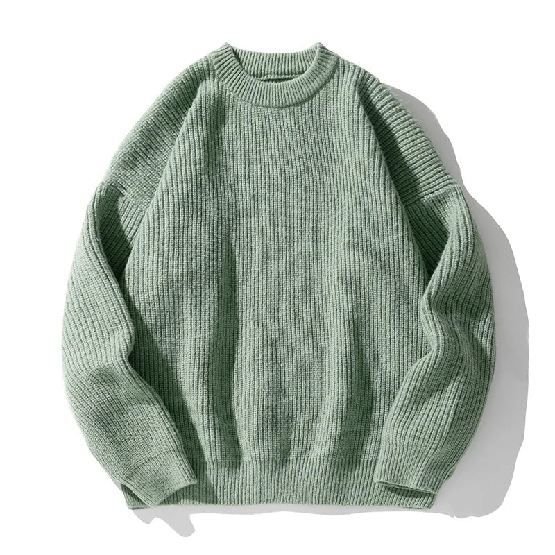 Nordic Ribbed Knit Sweater