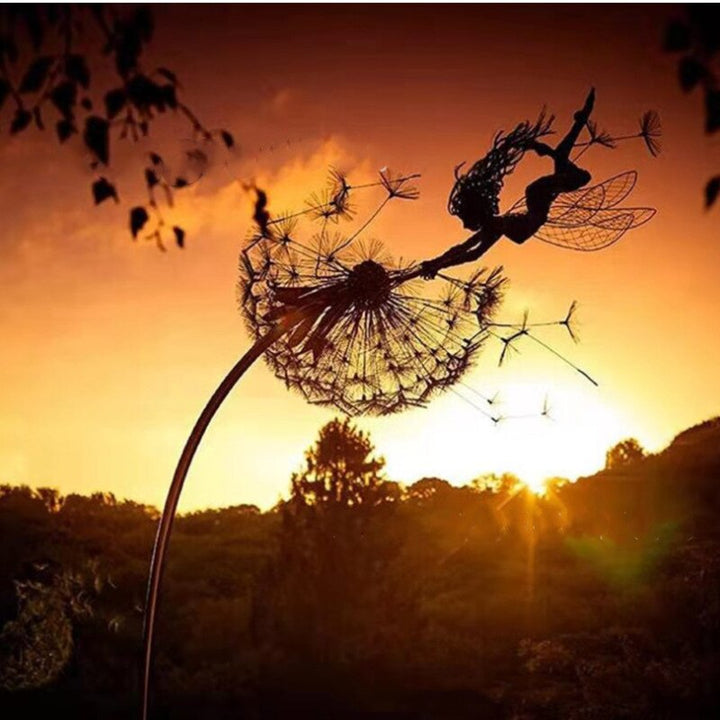 Dancing Angel Fairy Sculpture – Outdoor Garden Figurine
