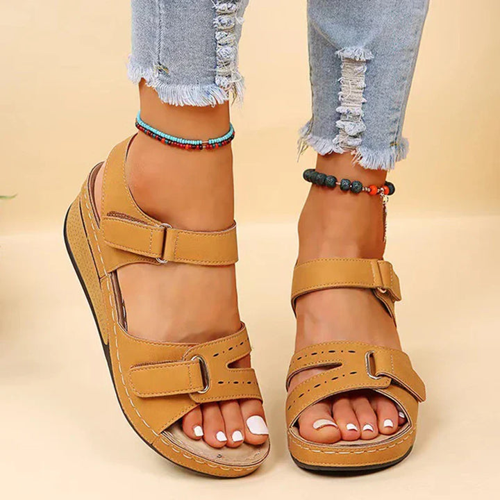 Calina Wedge Sandals