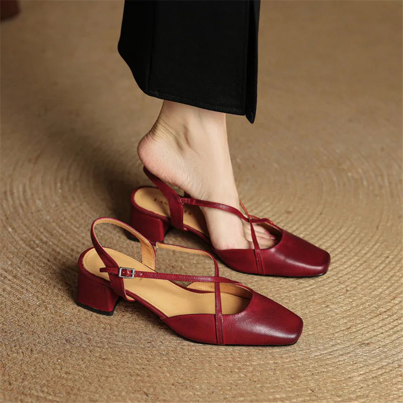 Verona Block Heel Shoes