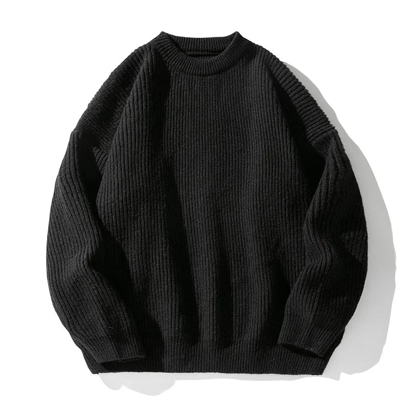 Nordic Ribbed Knit Sweater