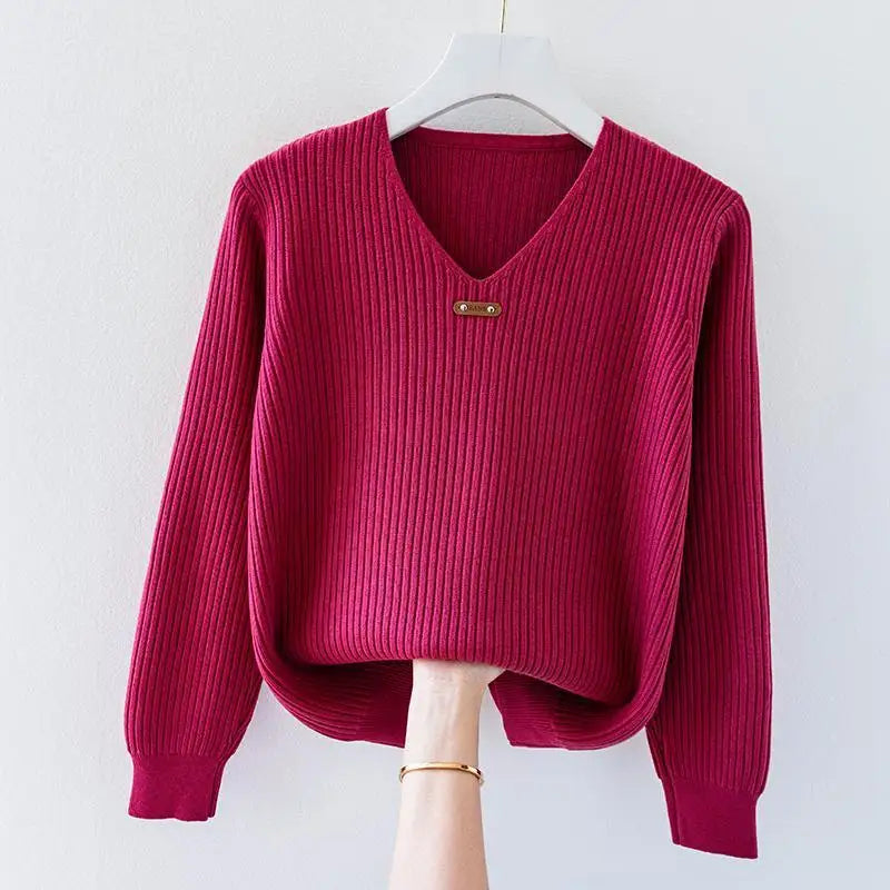 Aurelia Slim Ribbed Pullover