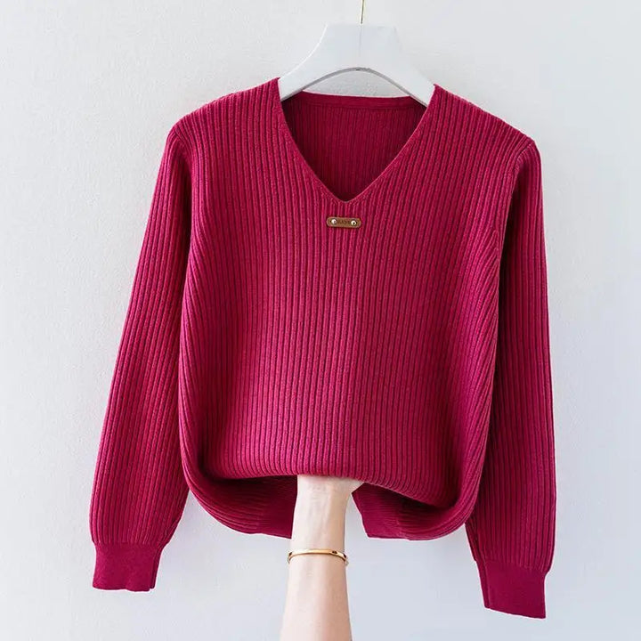 Aurelia Slim Ribbed Pullover