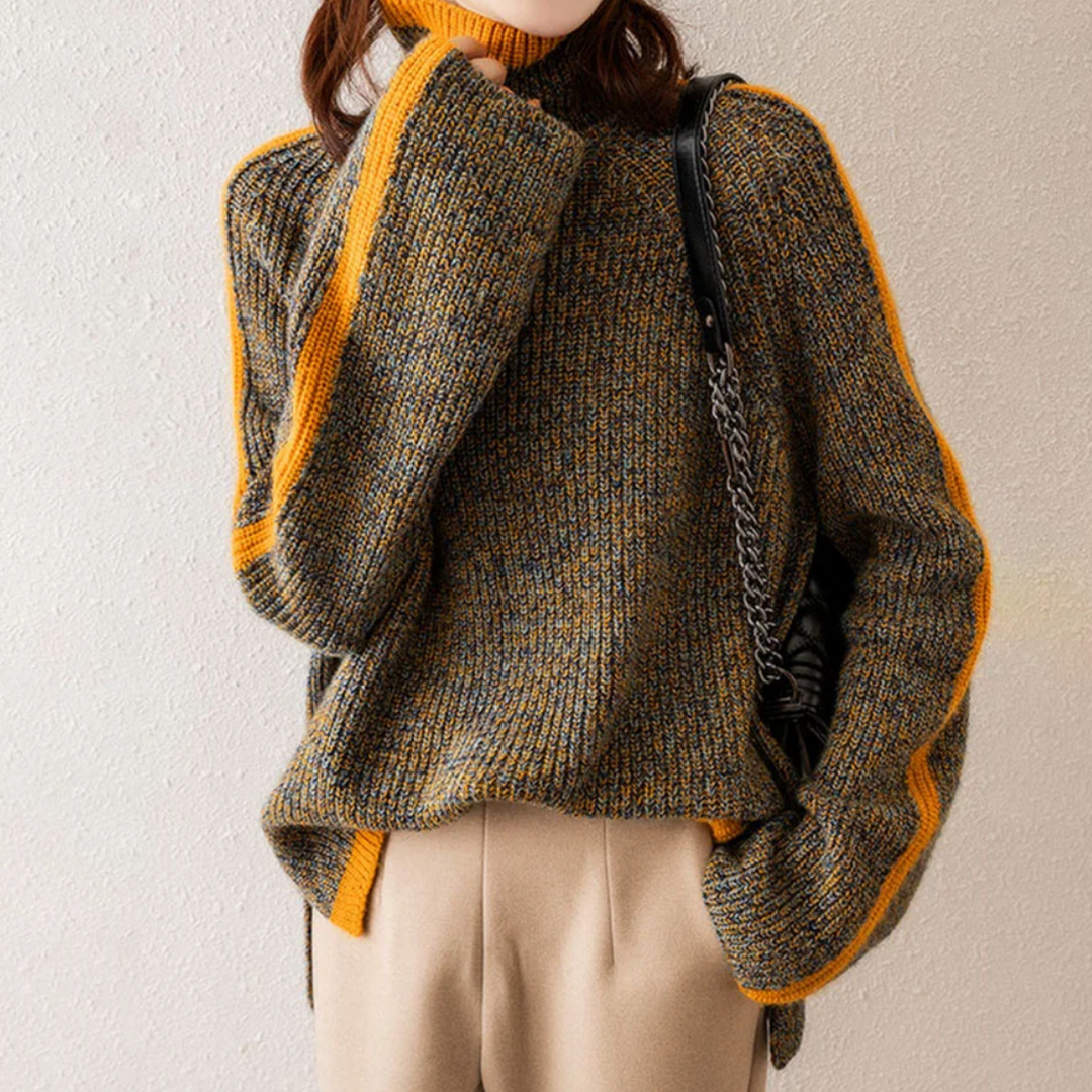 Vienna Knitted Turtleneck Sweater