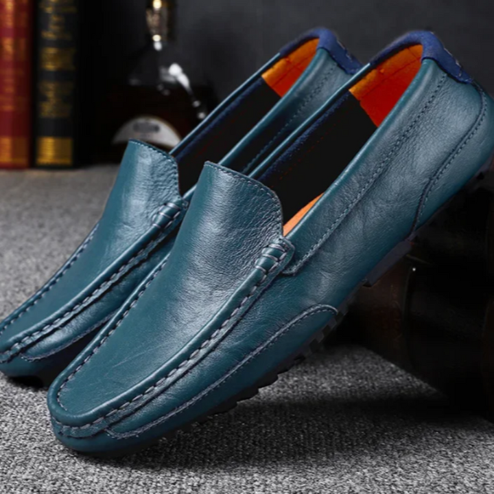 Lazio Leather Slip-On Loafers