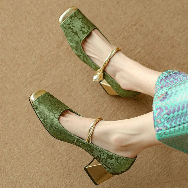 Savona Block Heel Shoes