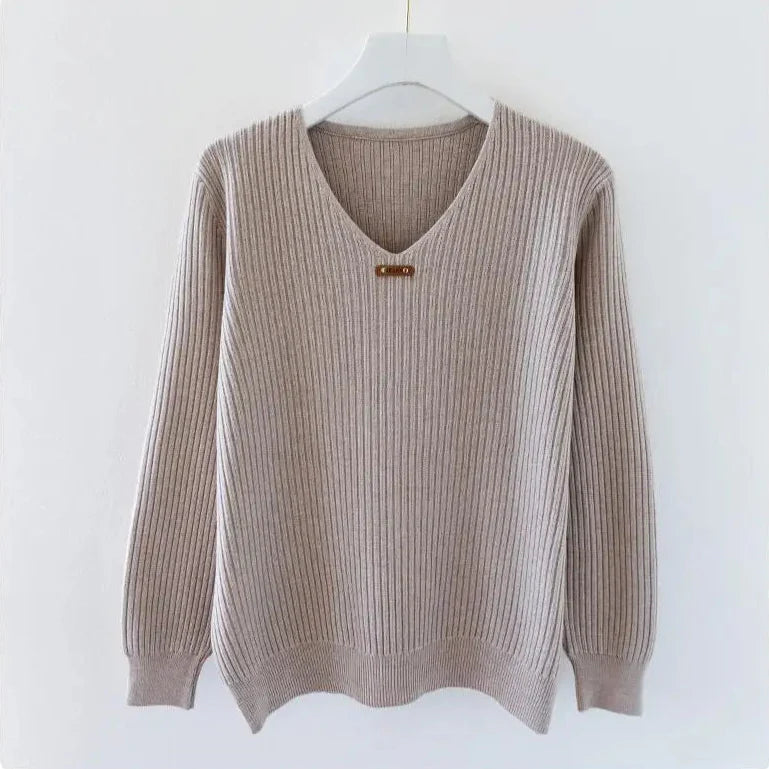 Aurelia Slim Ribbed Pullover