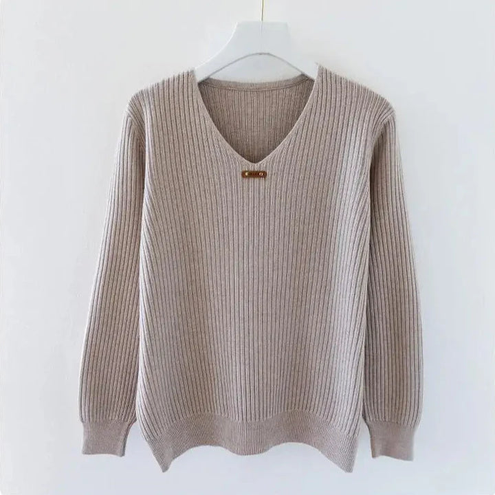 Aurelia Slim Ribbed Pullover