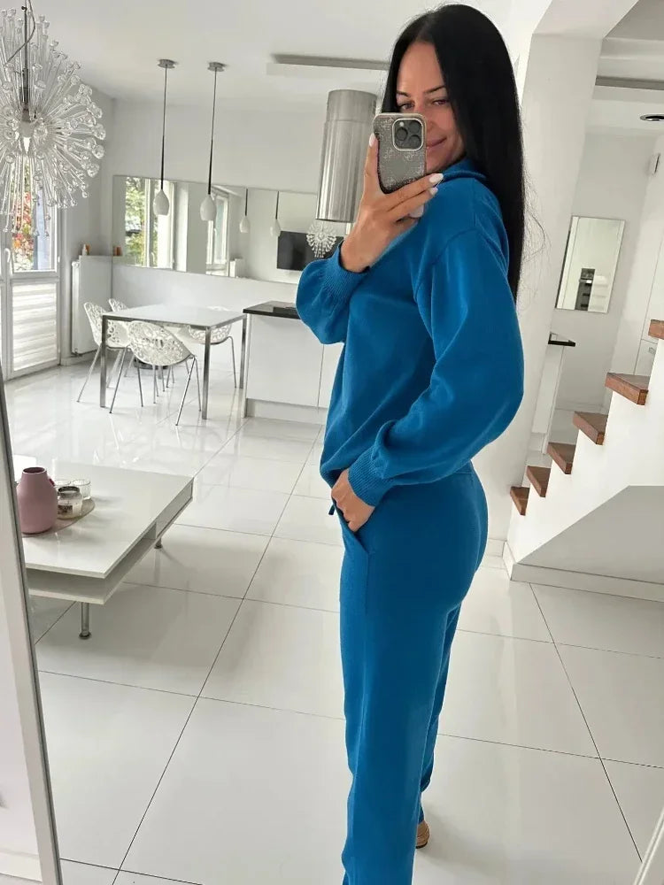 Capri Relaxed Fit Sweatsuit Set