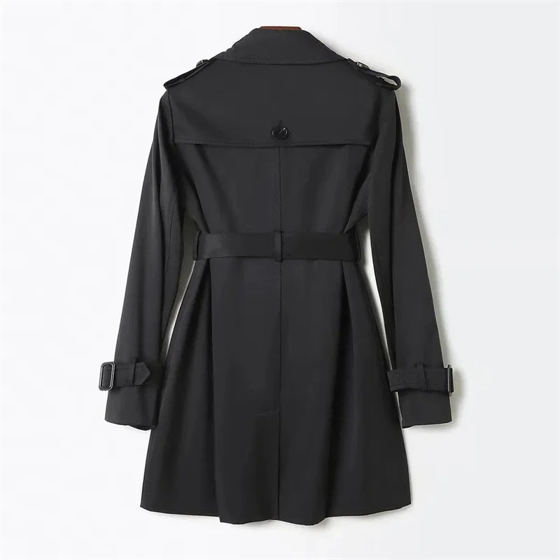 Valencia Double-Breasted Trench Coat