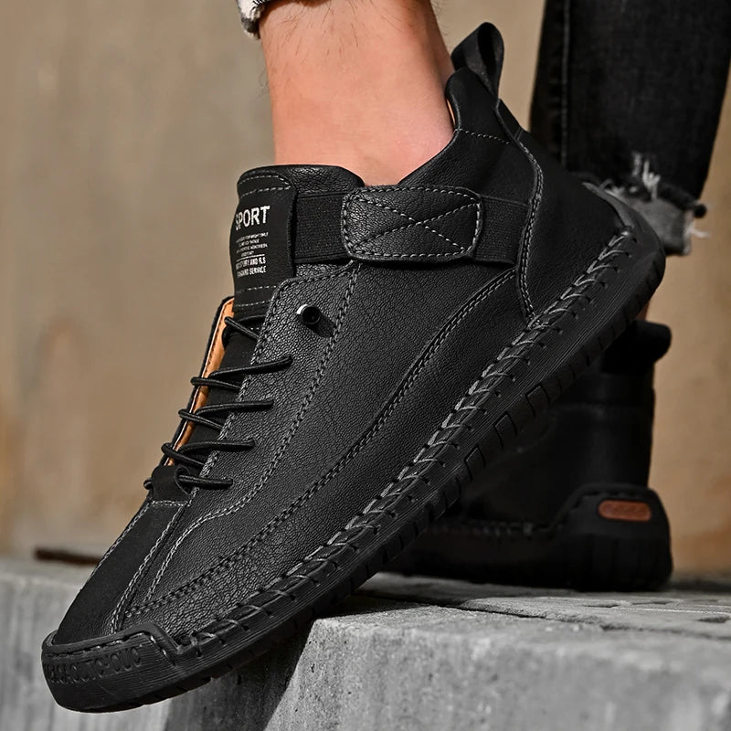 Barzano Leather Trail Loafers