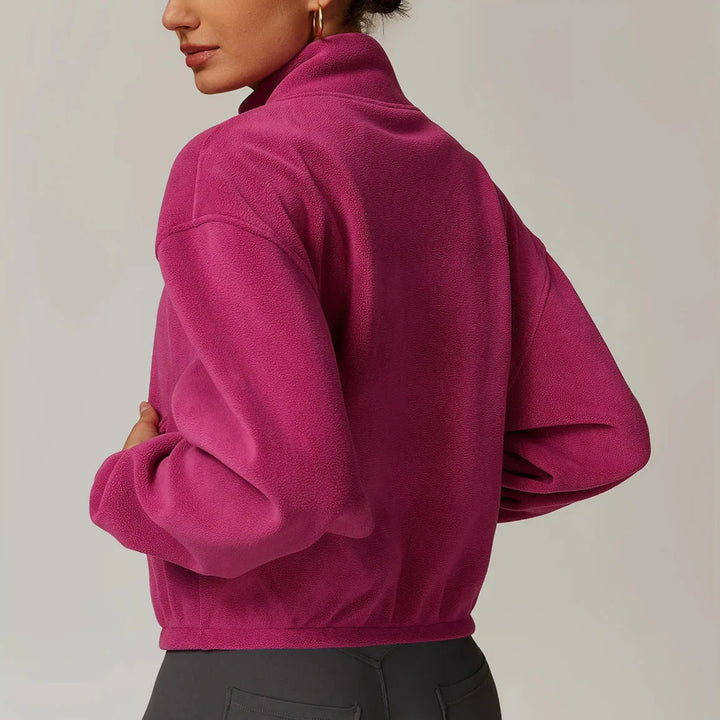 Tara Cropped Fleece Jacket