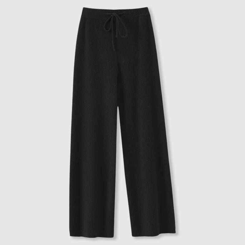 Amoretti Cashmere Wide-Leg Pants