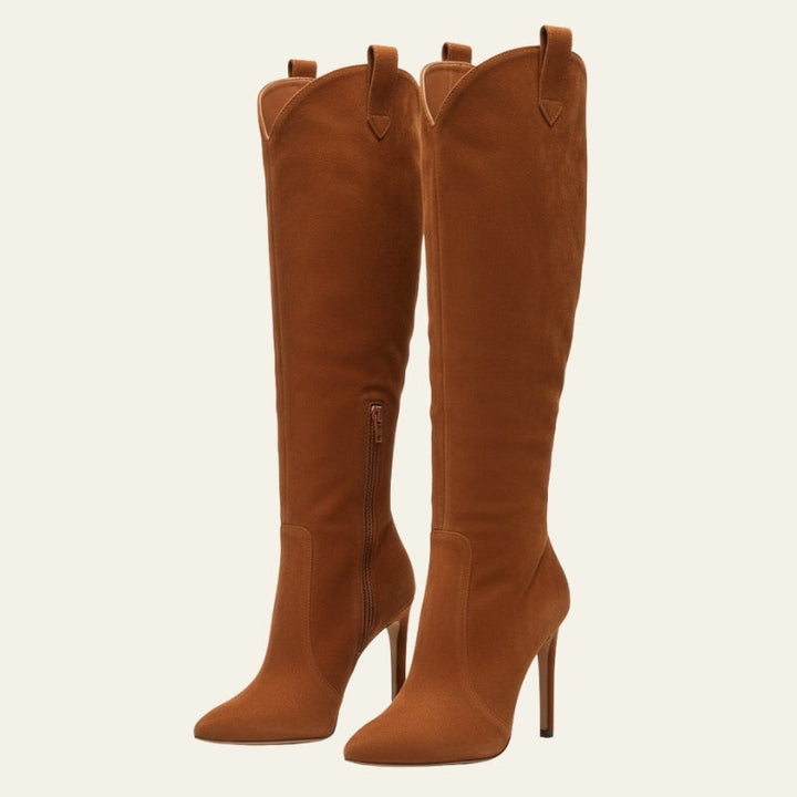 Firenze Suede Knee-High Boots