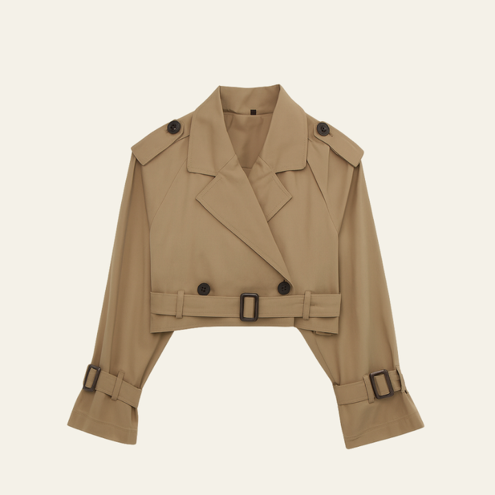 Naples Cropped Trench Jacket