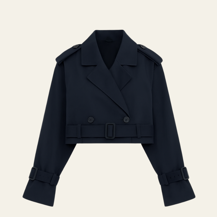 Naples Cropped Trench Jacket