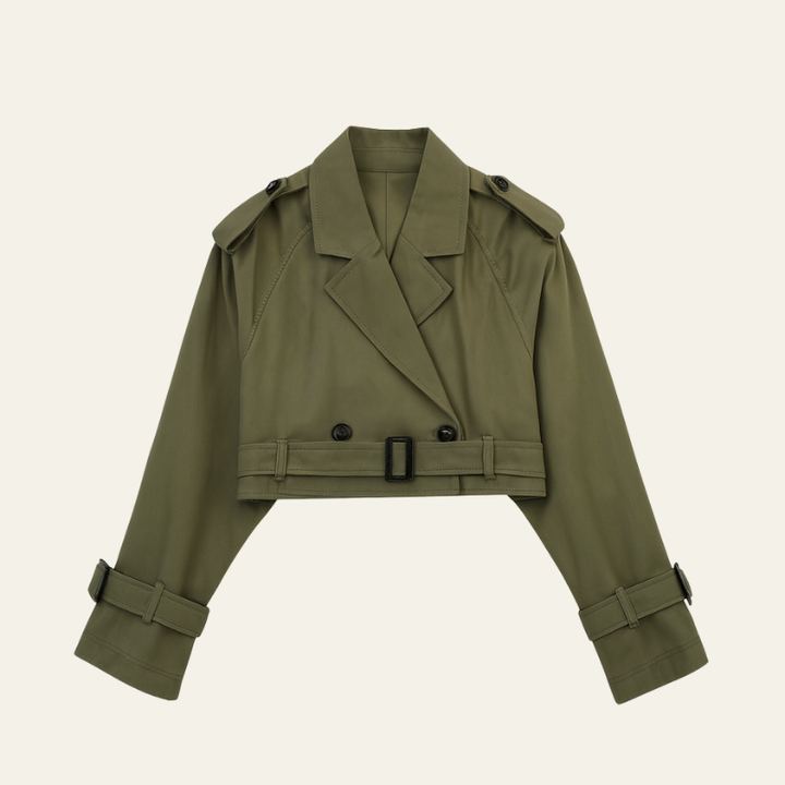 Naples Cropped Trench Jacket