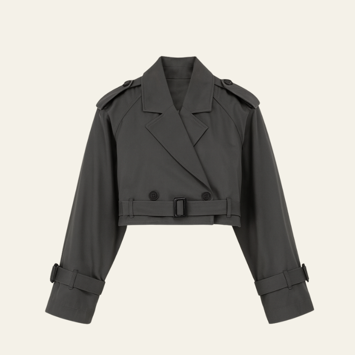 Naples Cropped Trench Jacket