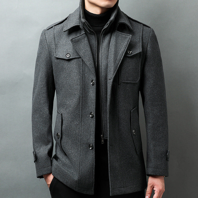 Valen Wool-Blend Utility Jacket