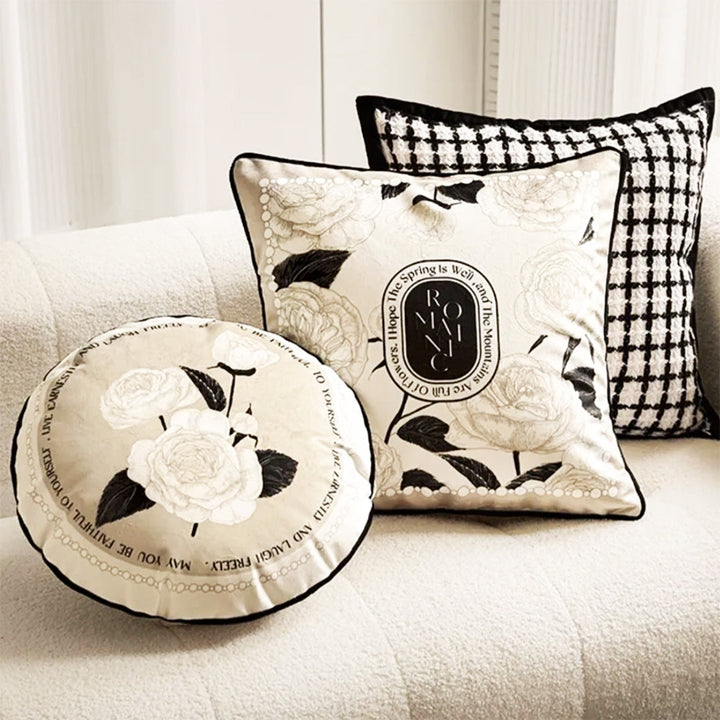 Vintage Velvet Monogram Cushion Cover