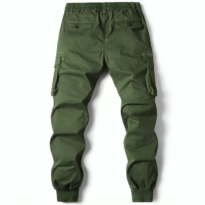 Mens Cotton Cargo Trousers