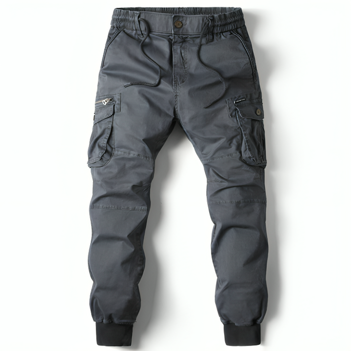 Mens Cotton Cargo Trousers