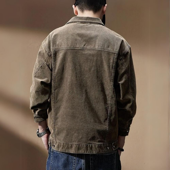 Men's Khaki Corduroy Jacket