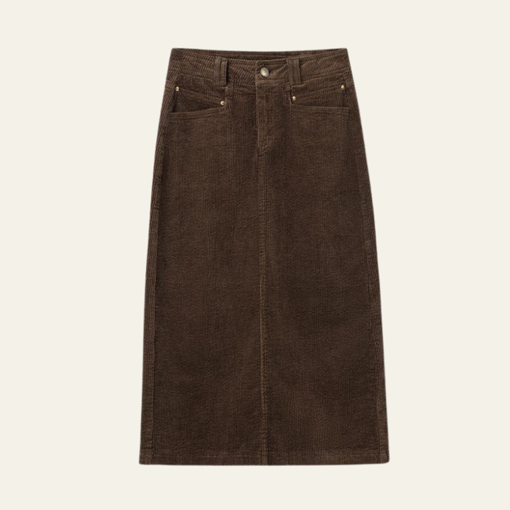 Sicily Corduroy Midi Skirt