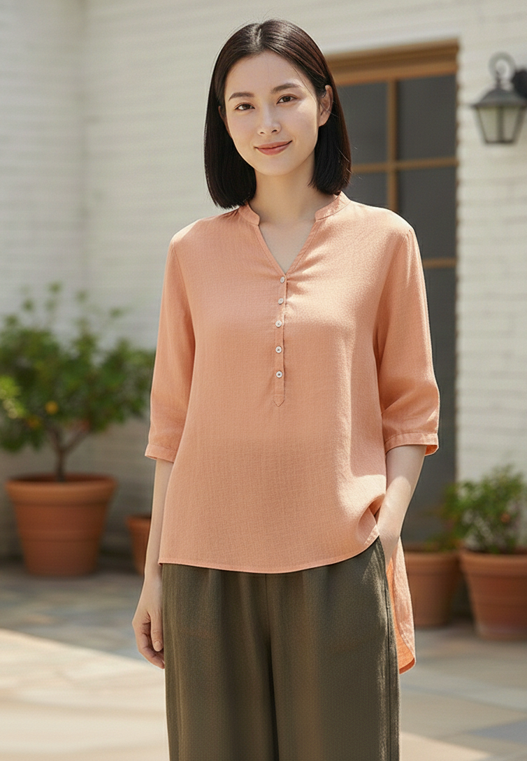 Lorca Linen Blouse