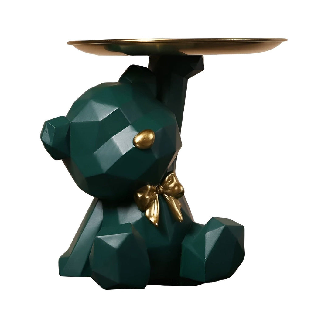 Geometric Bear Key Holder and Desk Organizer